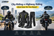 City Riding vs Highway Riding: What Gear Do You Need?