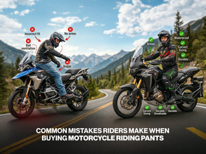 Common Mistakes Riders Make When Buying Motorcycle Riding Pants (& How to Avoid Them)