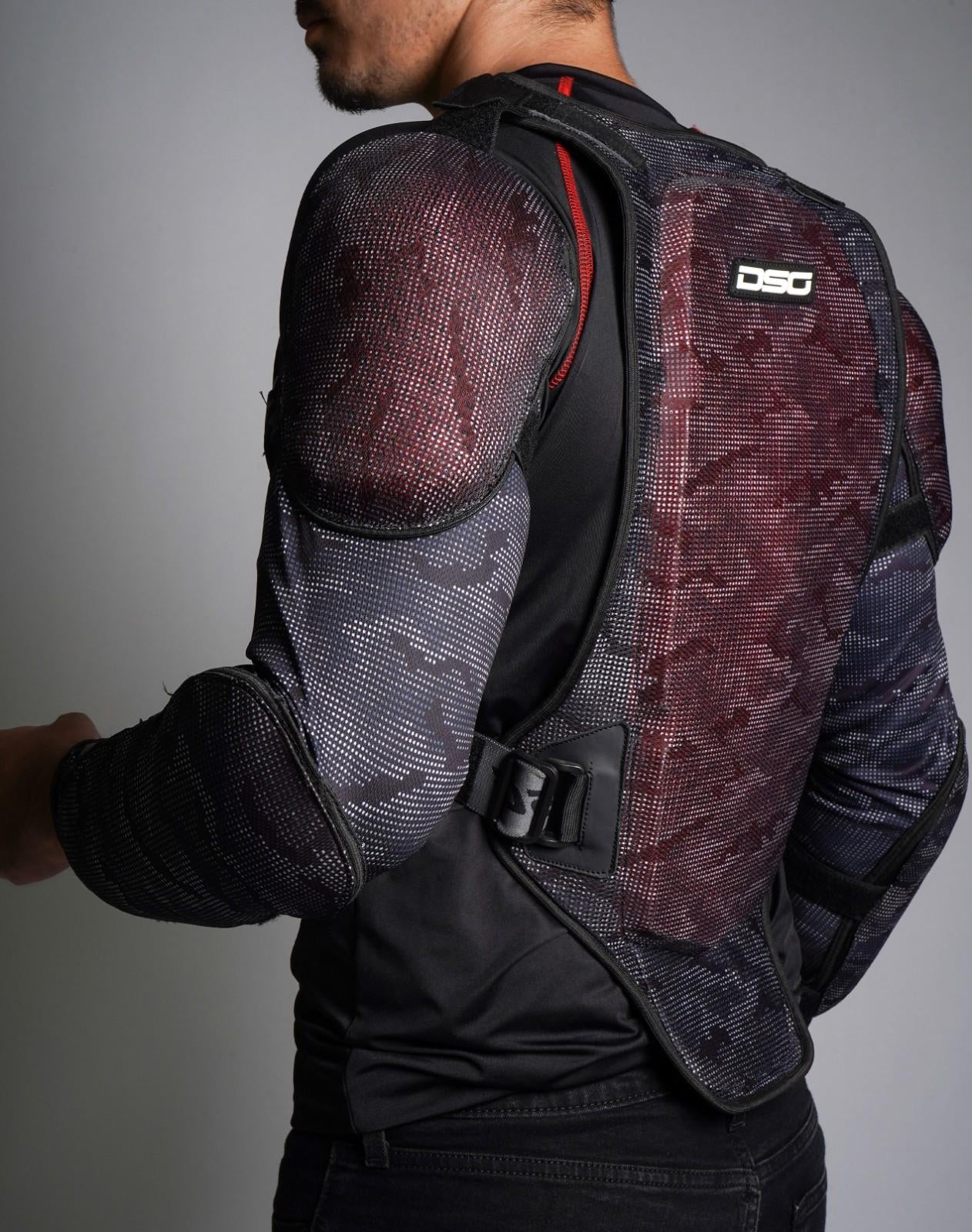 DSG Bionic ADV Protector Riding Jacket Camo Grey