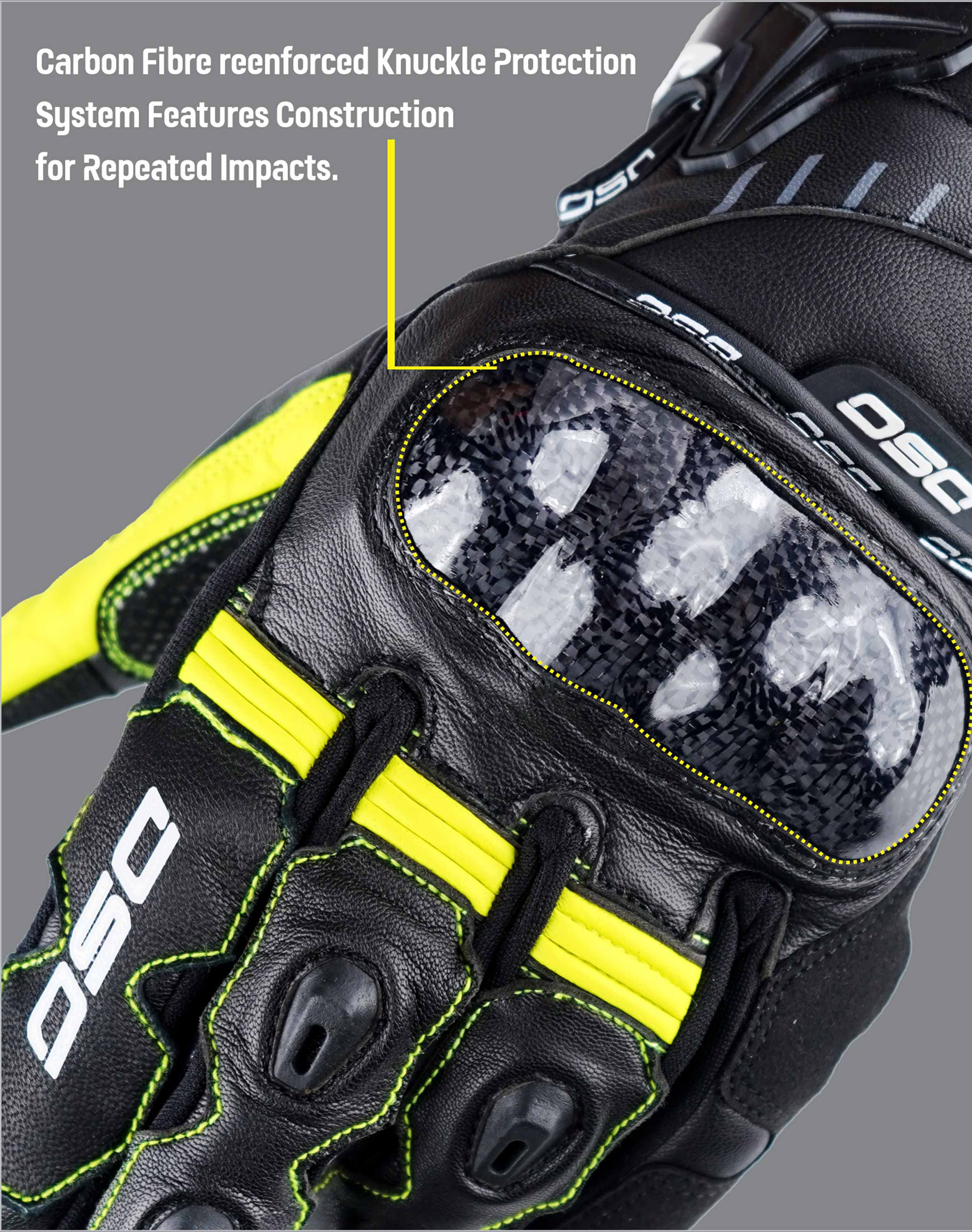 DSG Carbon X V1 Riding Gloves