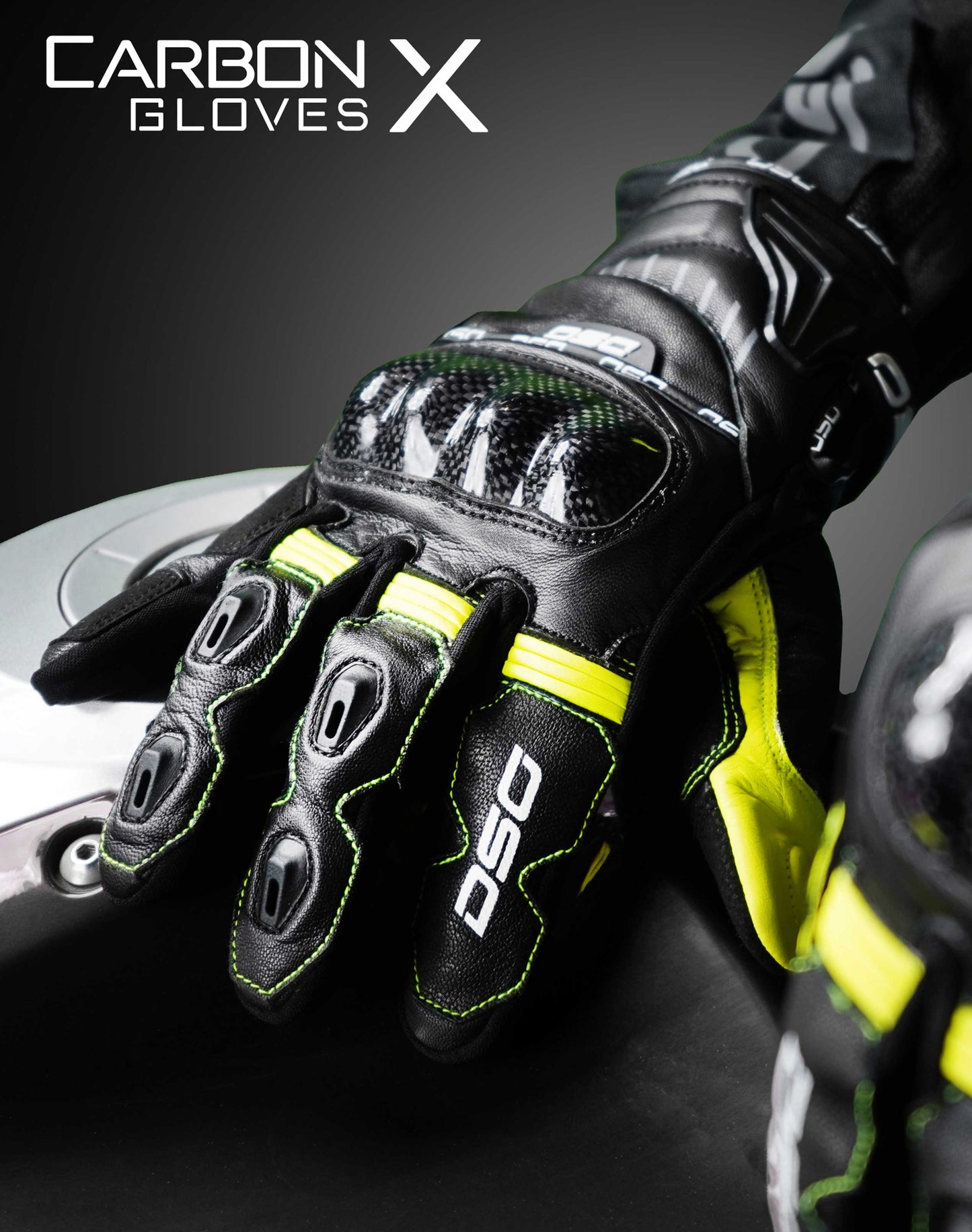 DSG Carbon X V1 Riding Gloves