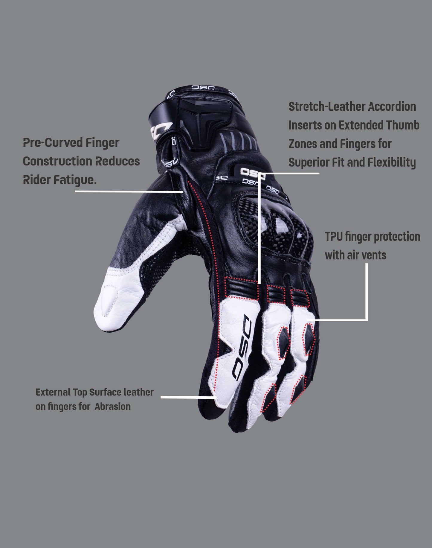 DSG Carbon X V1 Riding Gloves
