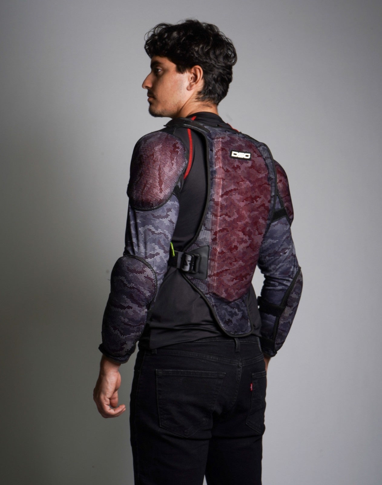 DSG Bionic ADV Protector Riding Jacket Camo Grey