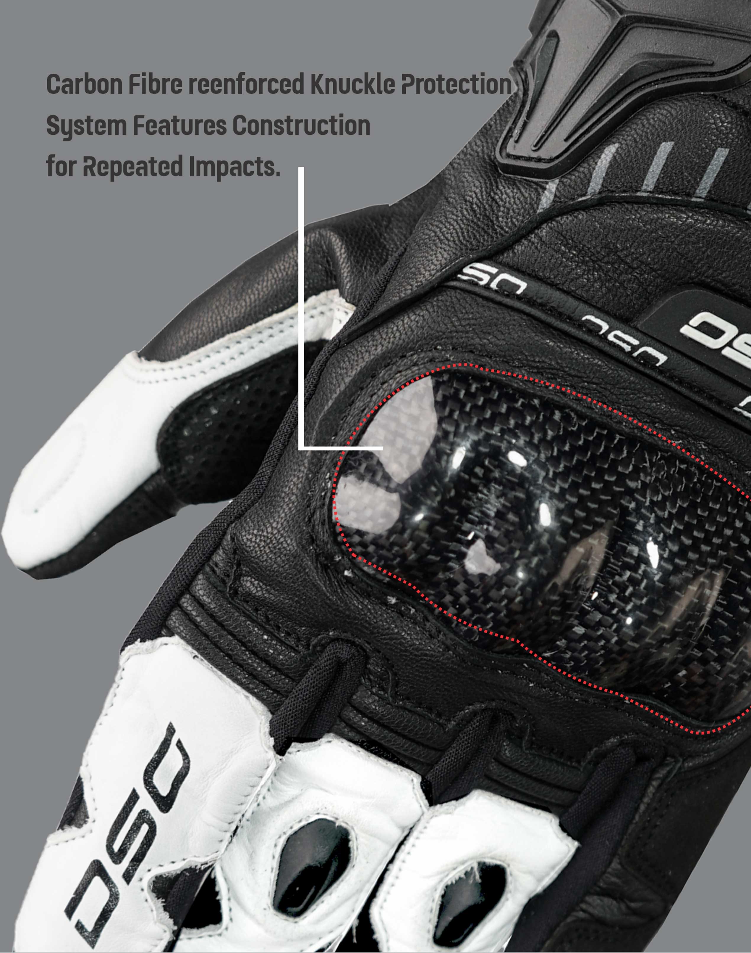DSG Carbon X V1 Riding Gloves