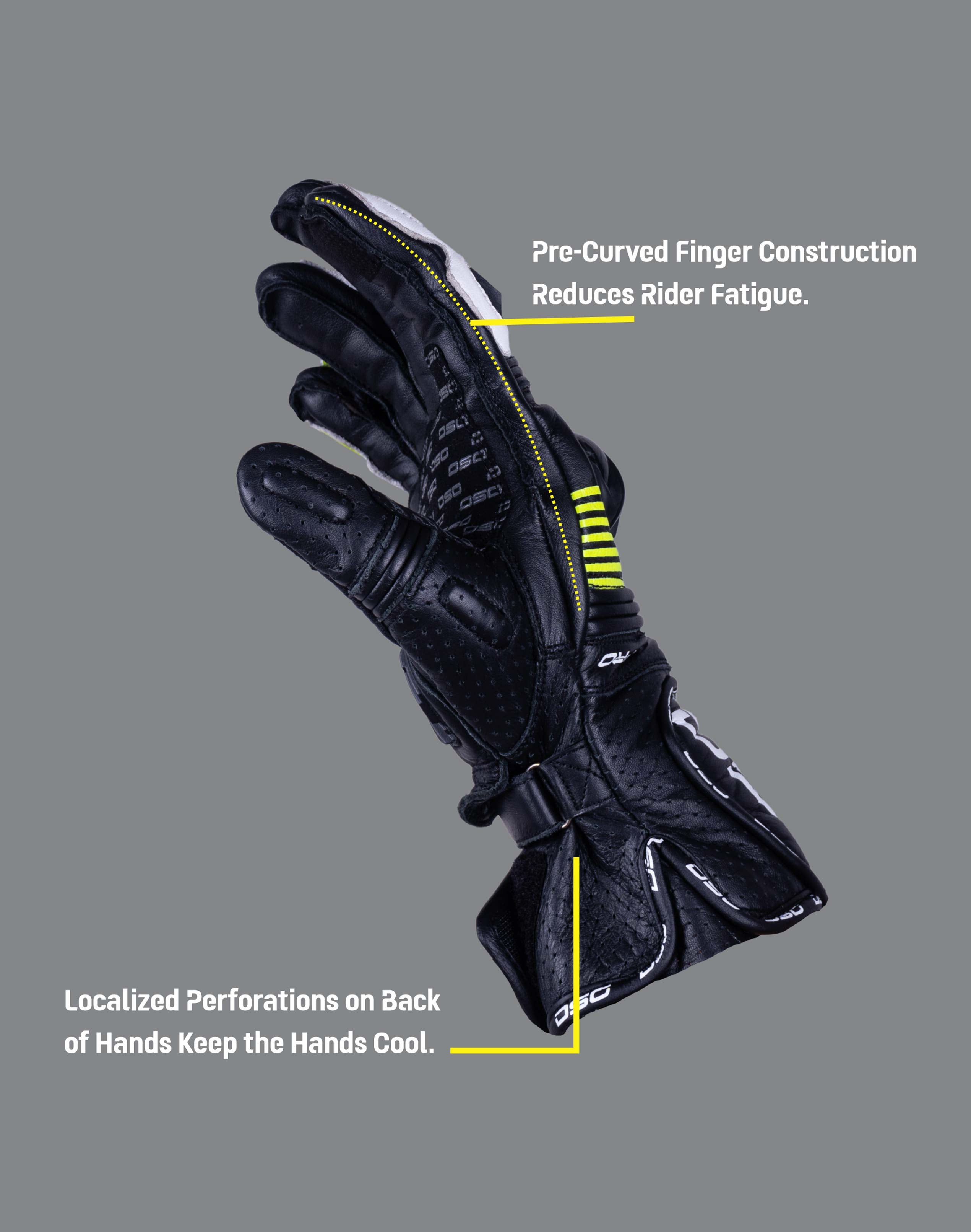 DSG Race Pro V1 Riding Gloves