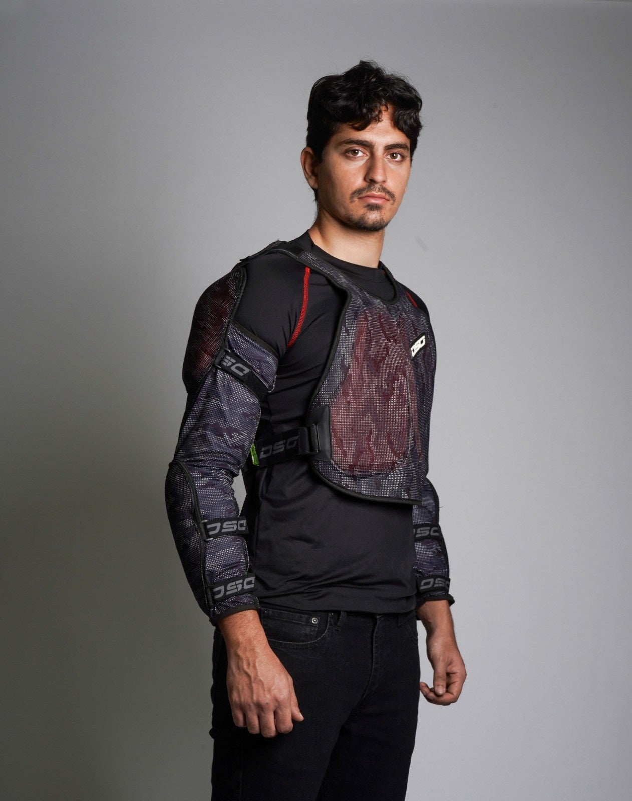 DSG Bionic ADV Protector Riding Jacket Camo Grey