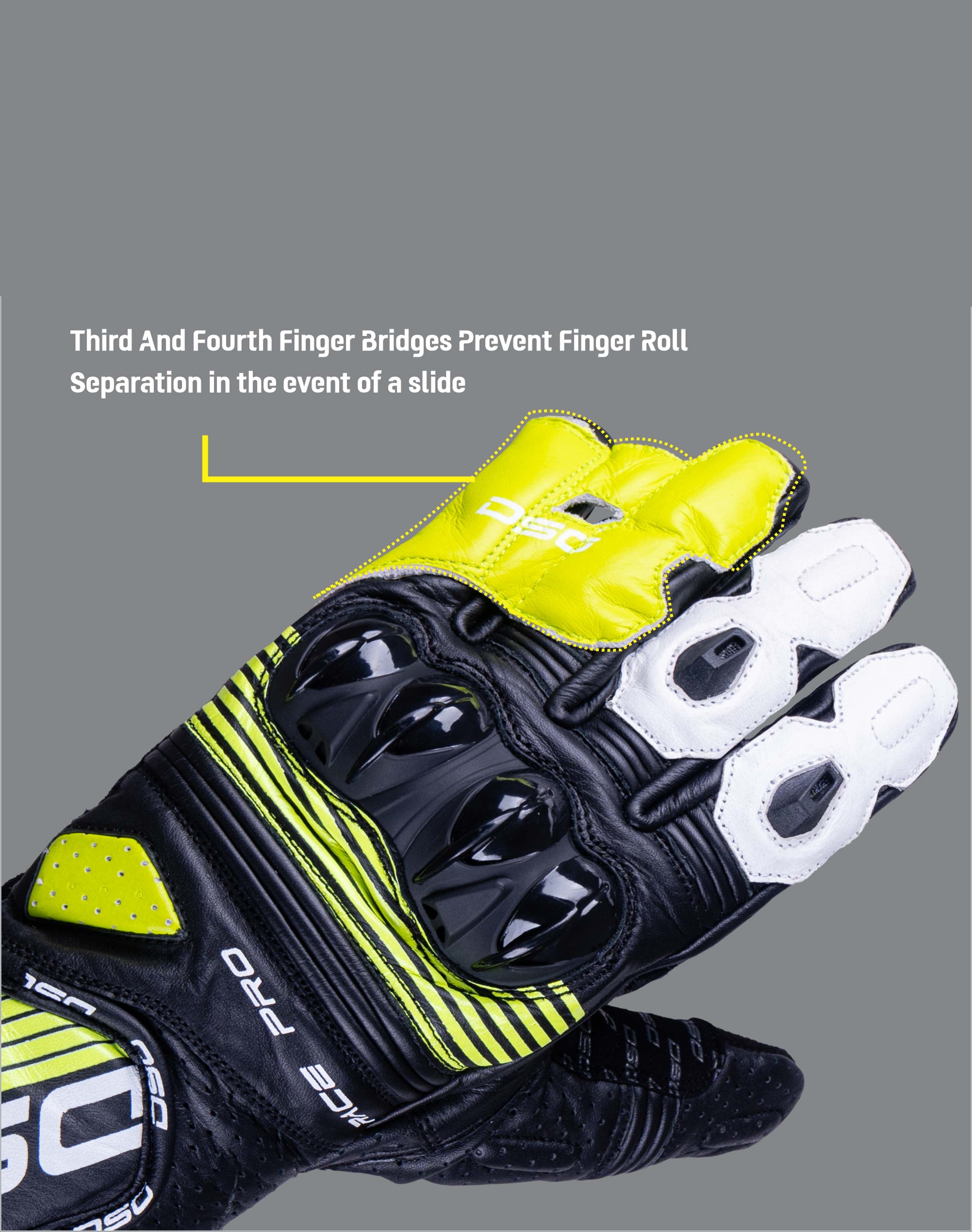 DSG Race Pro V1 Riding Gloves