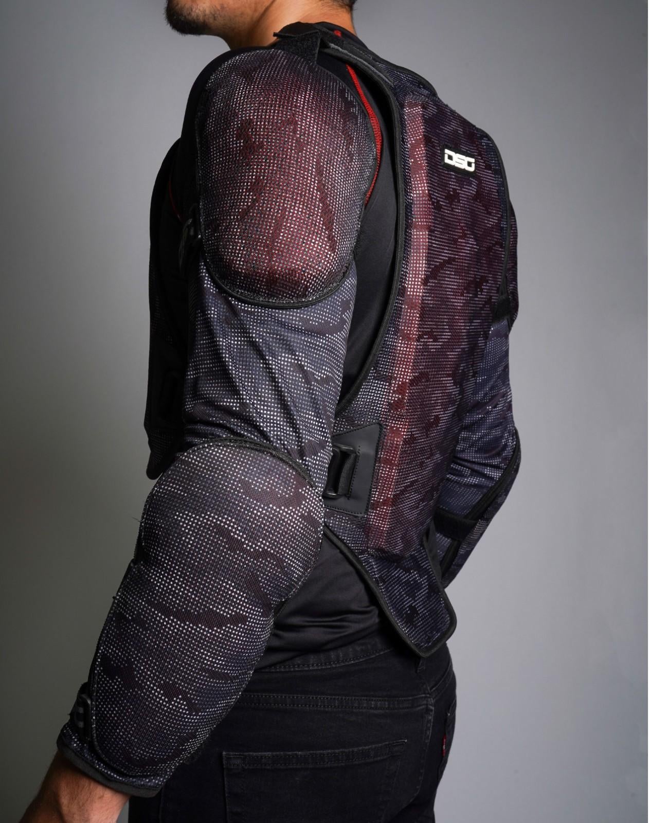 DSG Bionic ADV Protector Riding Jacket Camo Grey