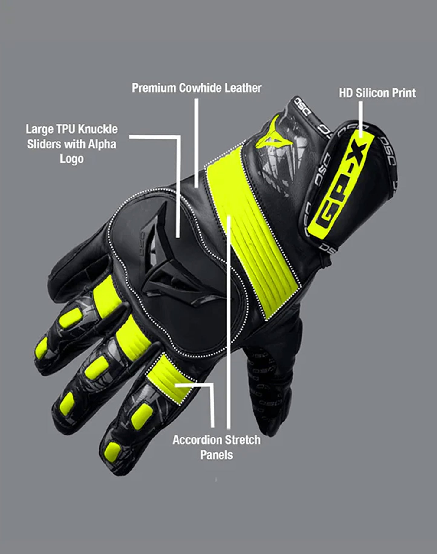 DSG GPX Riding Gloves