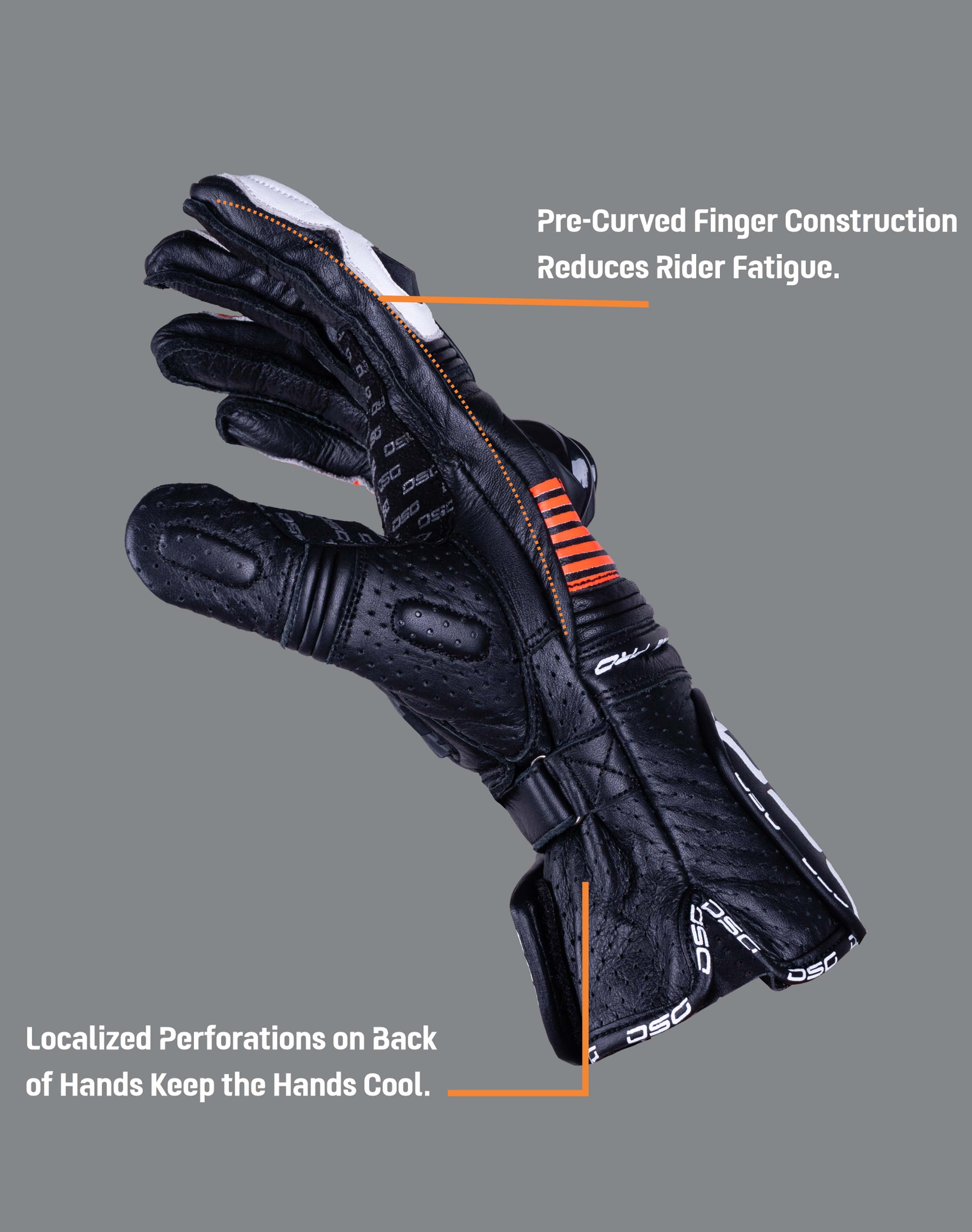 DSG Race Pro V1 Riding Gloves