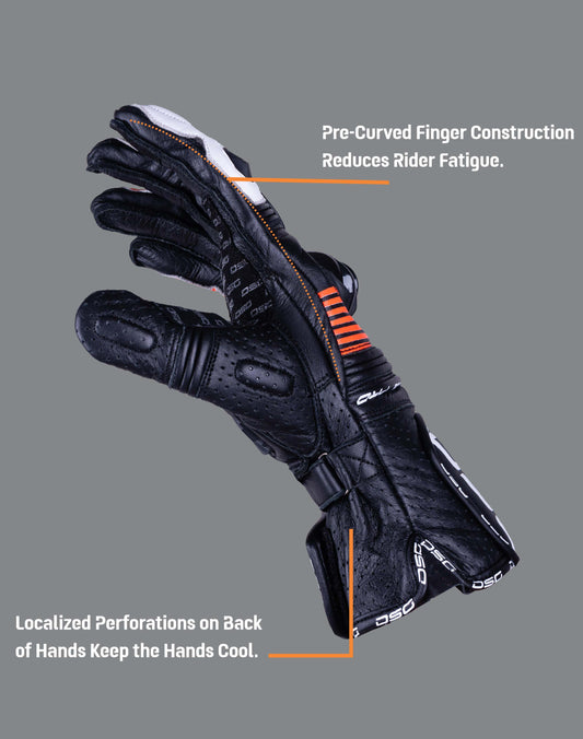 DSG Race Pro V1 Riding Gloves
