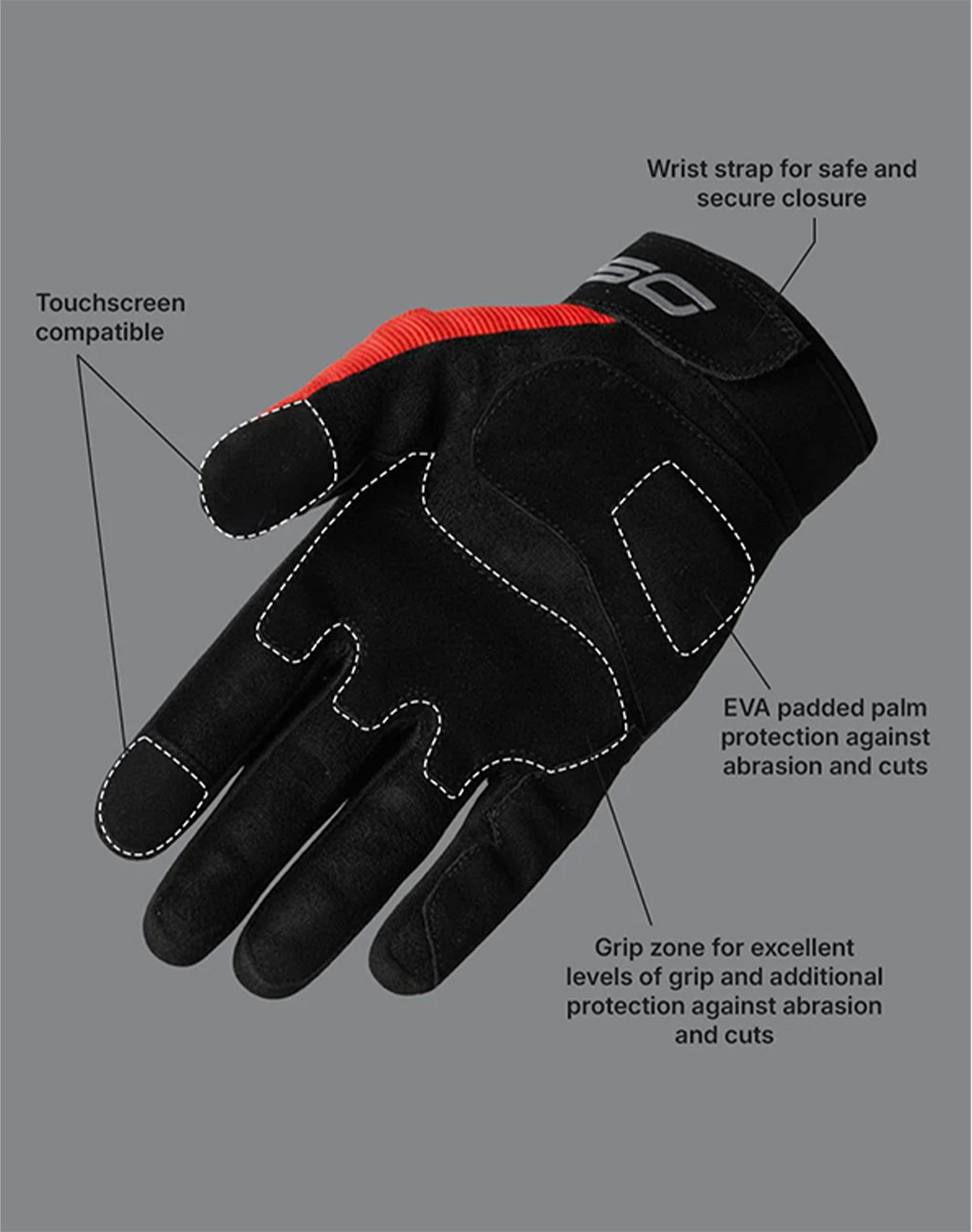 DSG Phoenix Air Riding Gloves