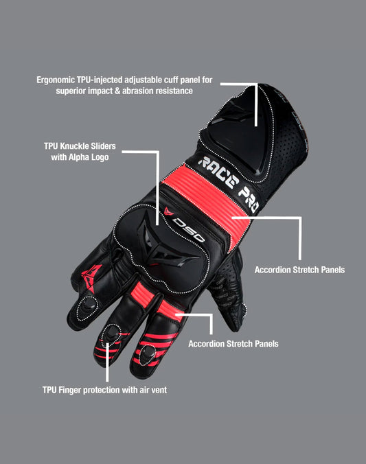 DSG Race Pro Sport Gloves