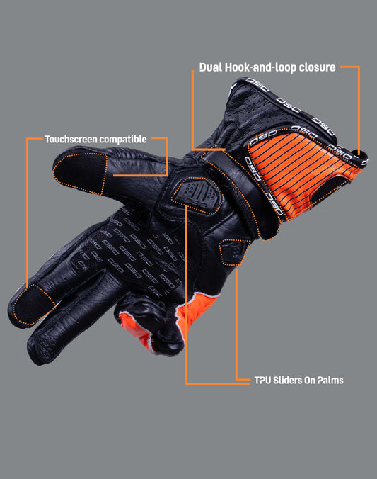 DSG Race Pro V1 Riding Gloves