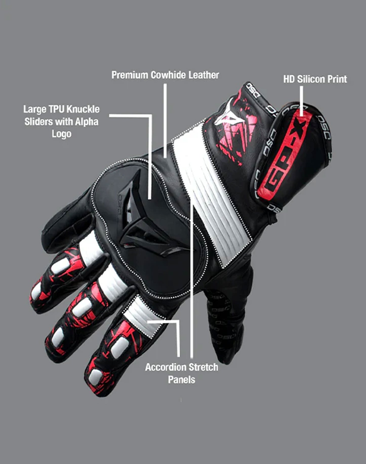 DSG GPX Riding Gloves