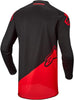 Alpinestars Racer Supermatic Jersey: Black Bright Red