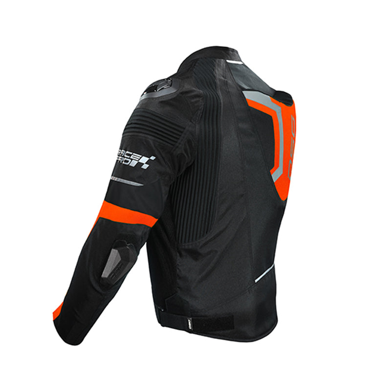 DSG Race Pro V2 Riding Jacket Orange Fluo Black