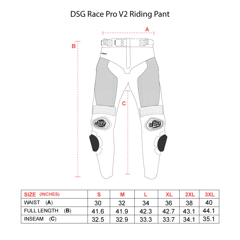 DSG Race Pro V2 Riding Pant Black – planetdsg.com