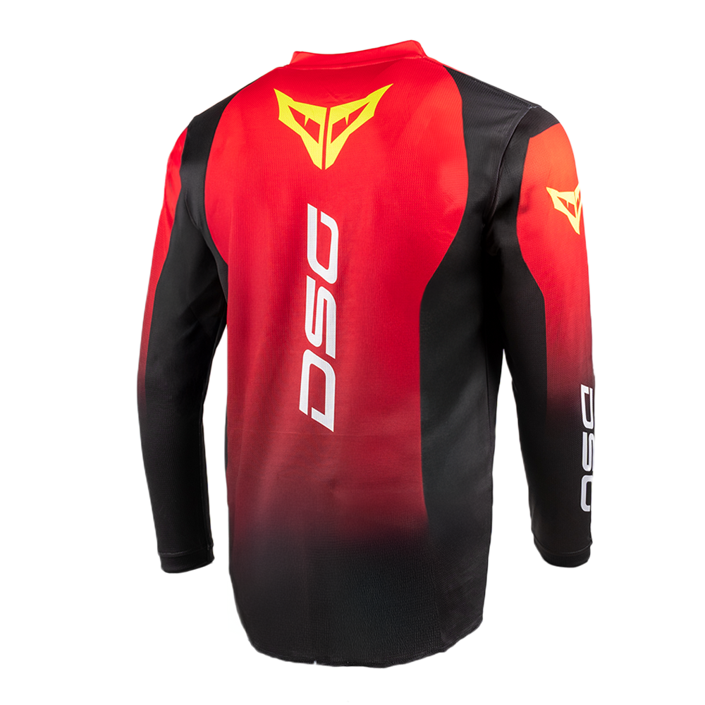DSG FACTORY RACING JERSEY: BLACK RED GREEN FLUO planetdsg.com