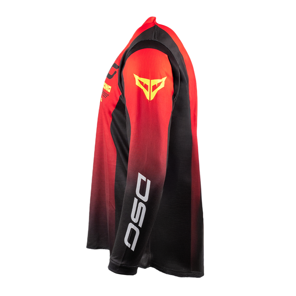 DSG FACTORY RACING JERSEY: BLACK RED GREEN FLUO planetdsg.com