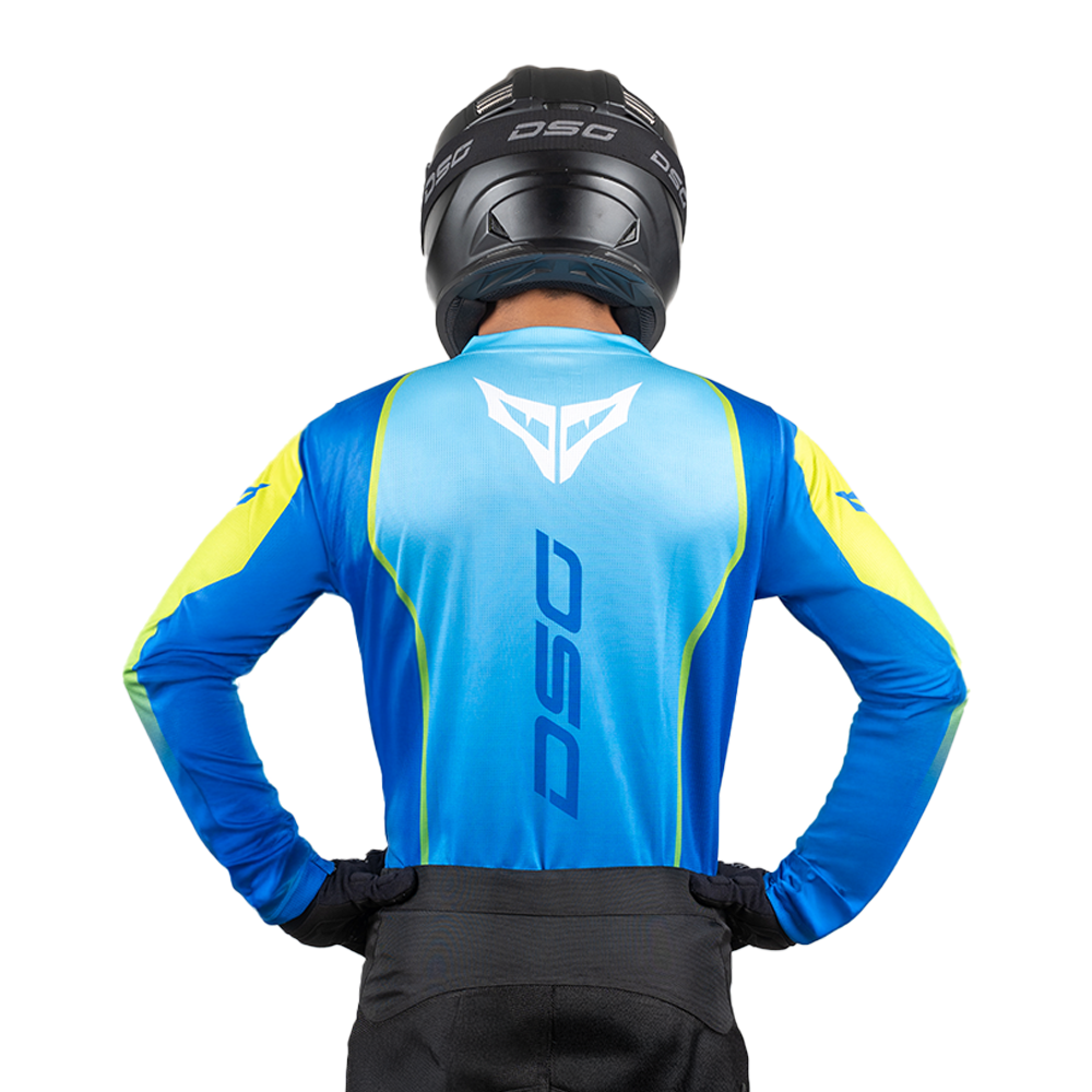 DSG FACTORY RACING JERSEY: AQUA BLUE