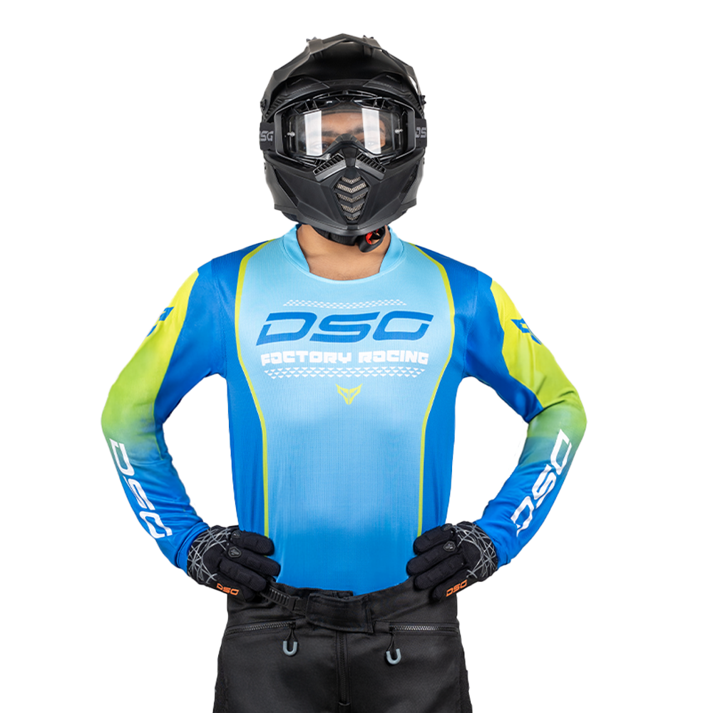 DSG FACTORY RACING JERSEY: AQUA BLUE planetdsg.com