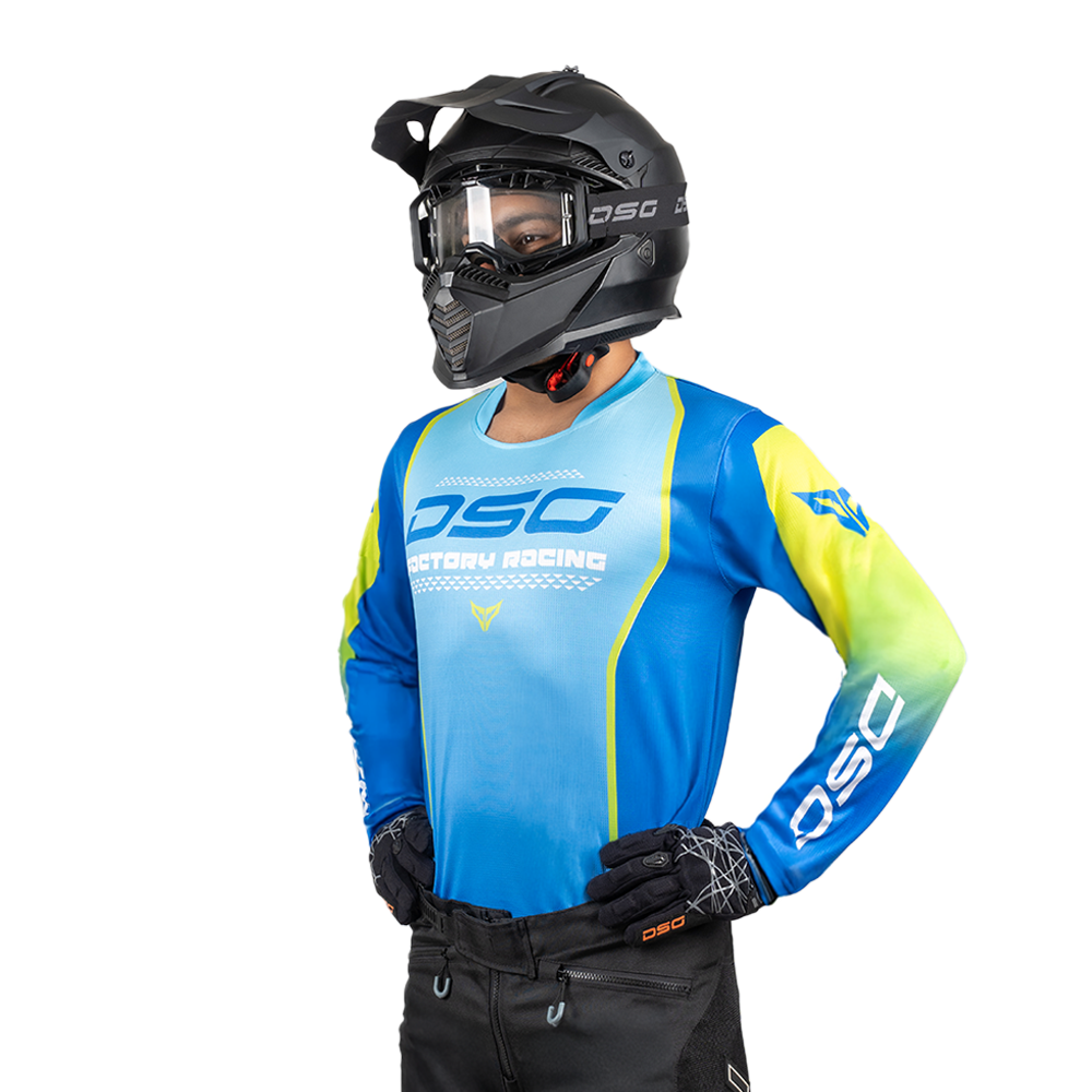 DSG FACTORY RACING JERSEY: AQUA BLUE planetdsg.com