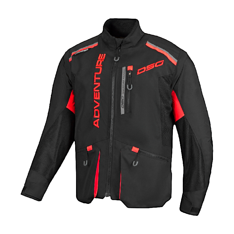 Red 2025 riding jacket