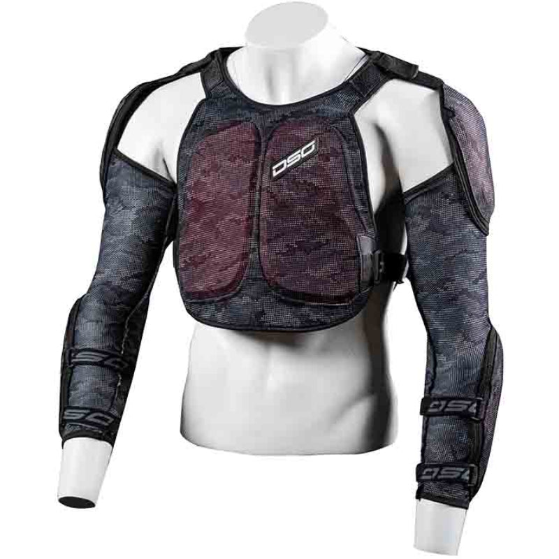 DSG Bionic ADV Protector Riding Jacket displayed on mannequin, full front view
