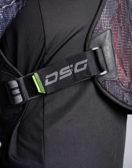 hook-and-loop strap fastening detail on DSG Bionic ADV Jacket