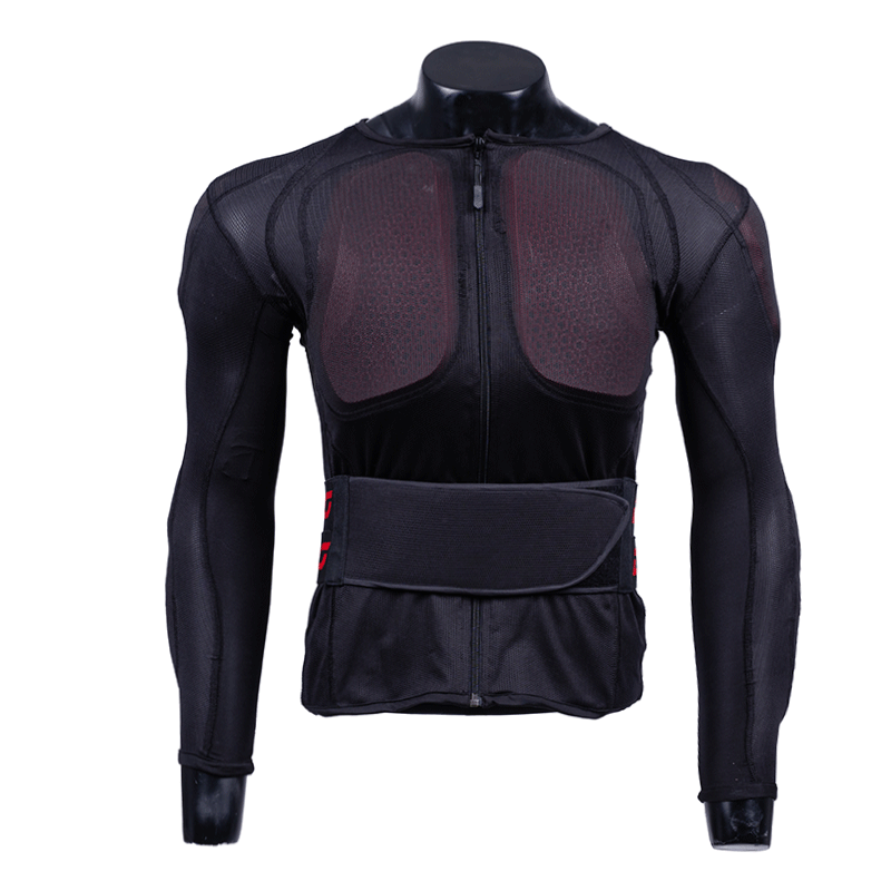 DSG Bionic Plus Armour shown from the front with protective chest and shoulder panels