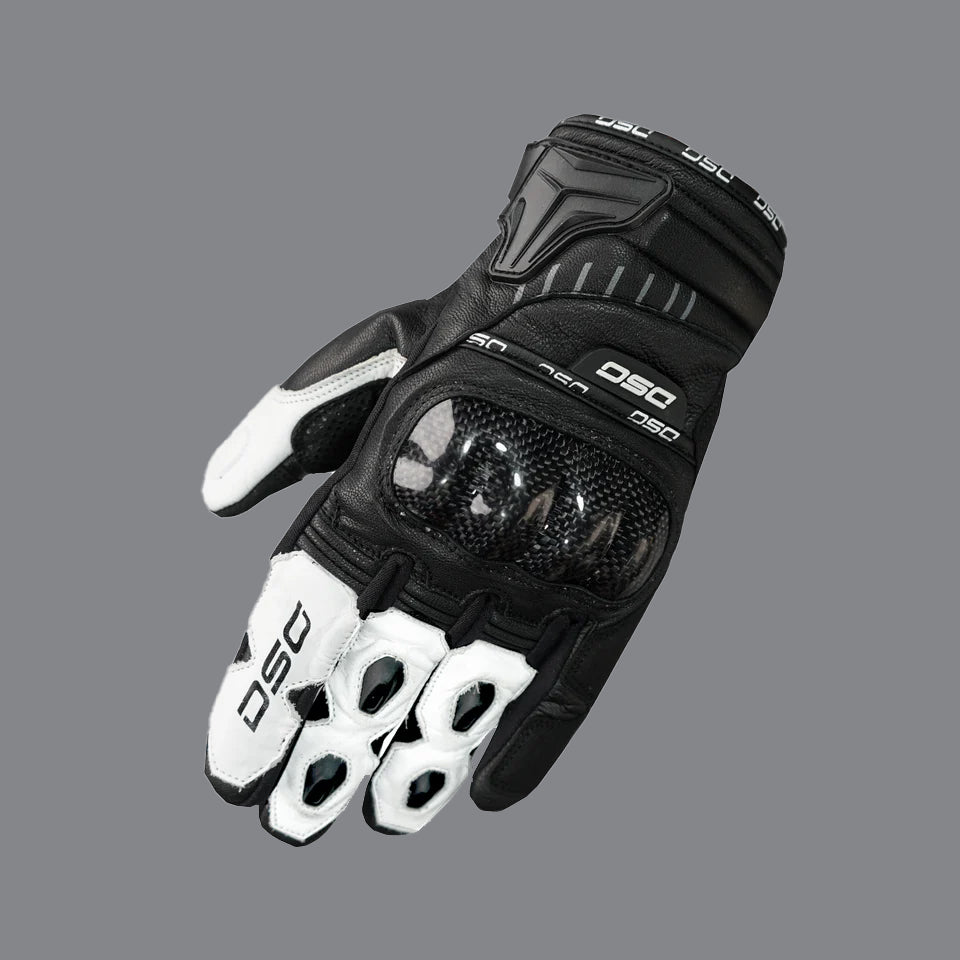 DSG Carbon X V1 Riding Gloves white 