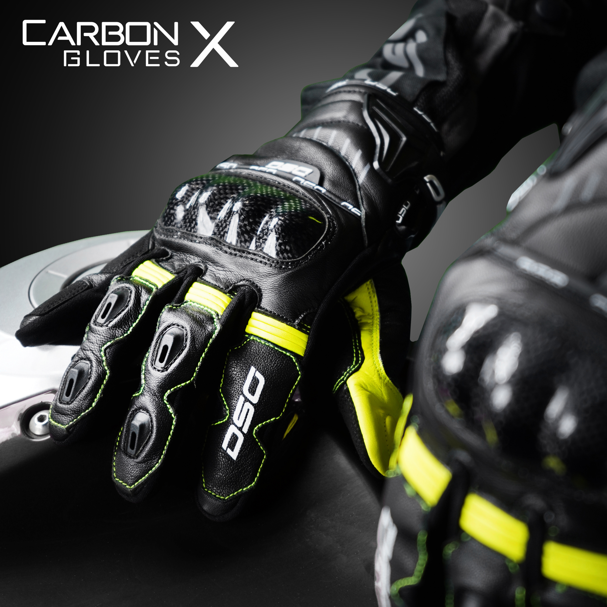 DSG Carbon X V1 Riding Gloves 