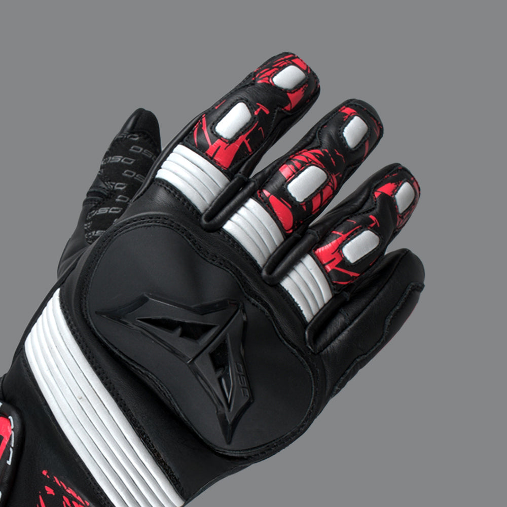 DSG GPX Riding Gloves Red