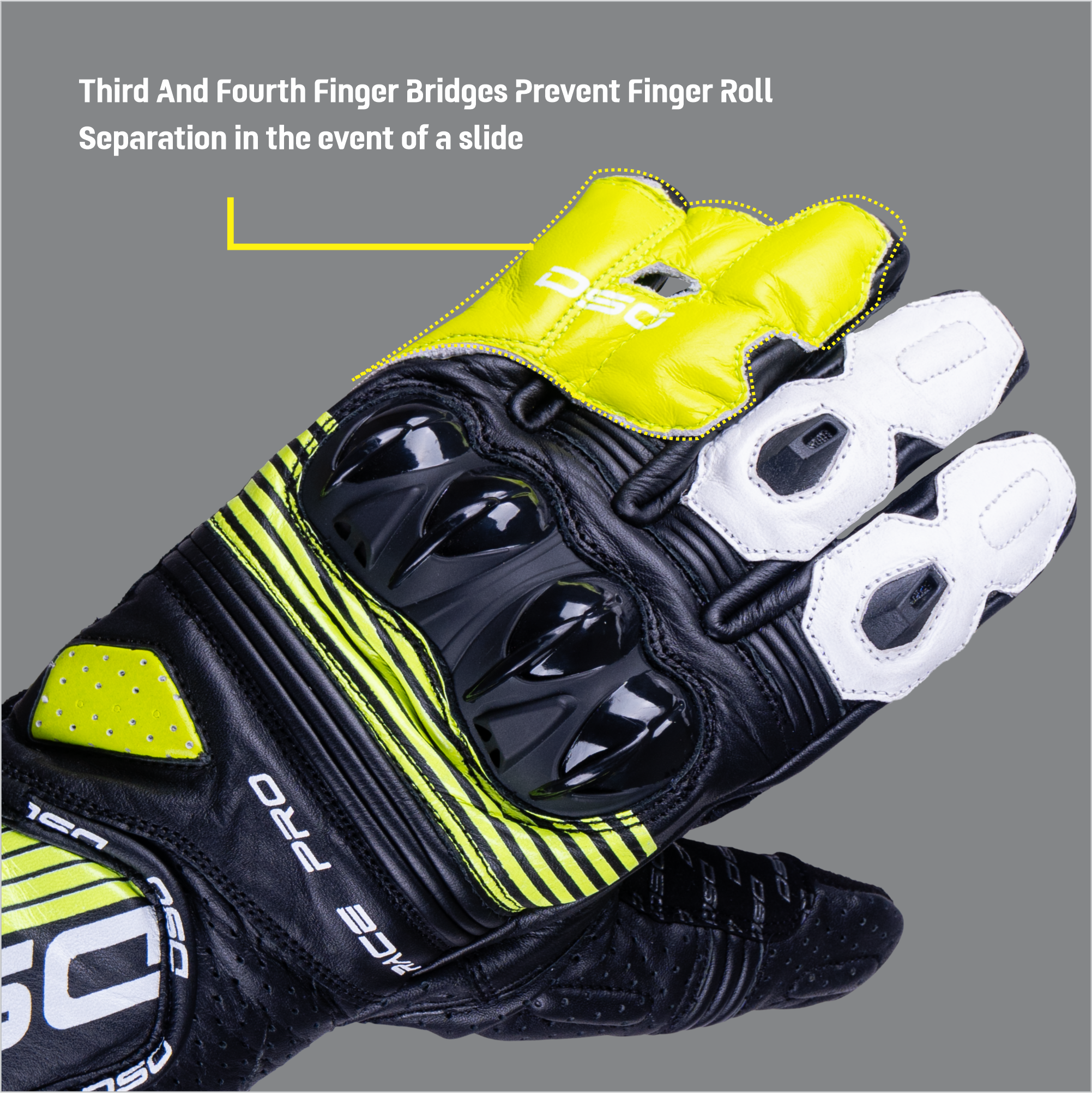 DSG Race Pro V1 Riding Gloves