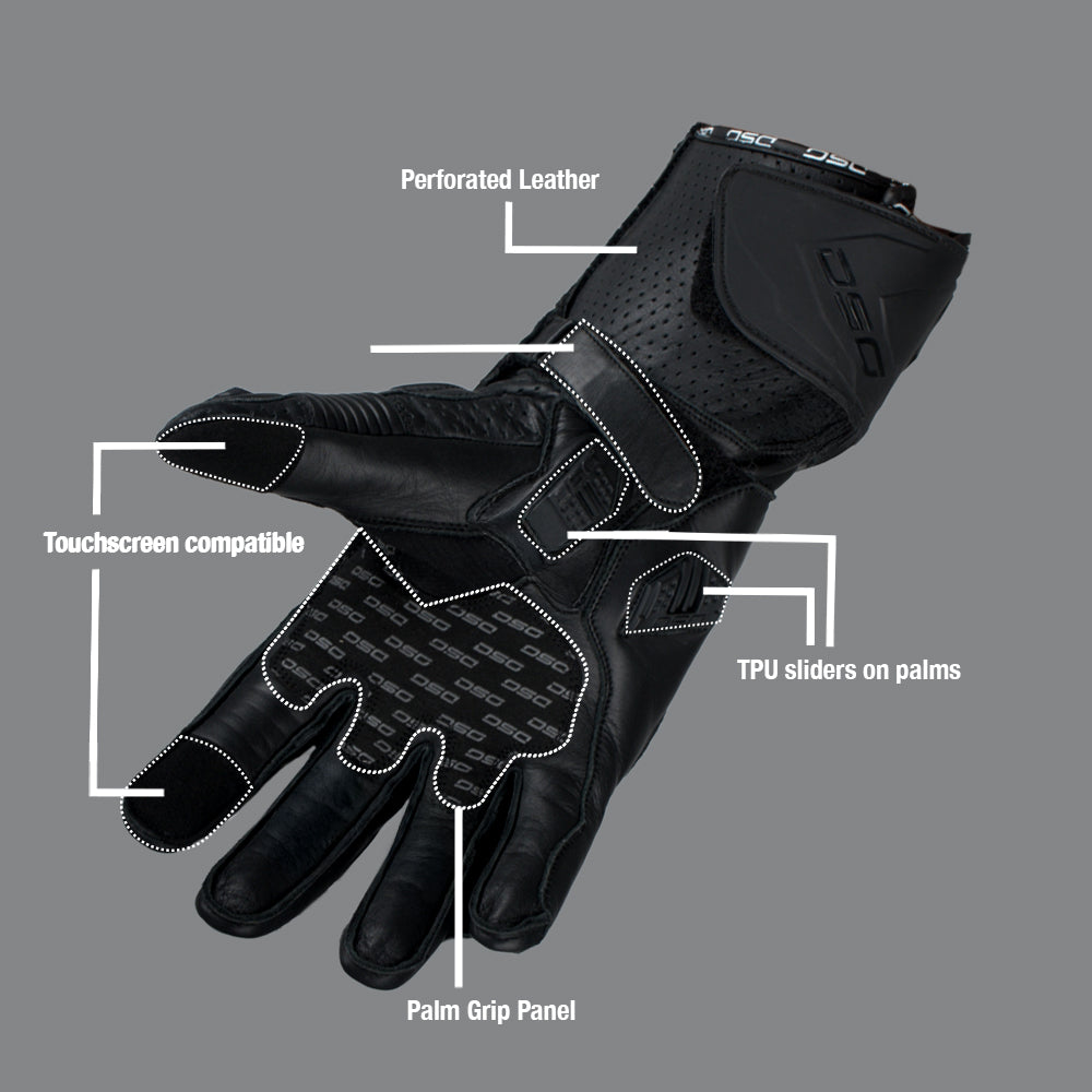 DSG RacePro Sport Riding Gloves