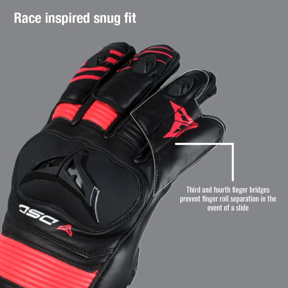 race pro sport bike riding gloves
