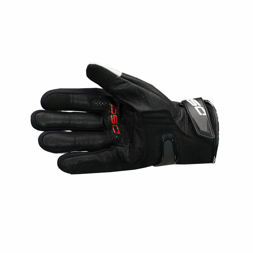 DSG Carbon X Riding Glove Black White