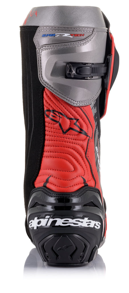 Alpinestars Supertech R Riding Boot Ltd Ed Diablo20 Black Gunmetal Red