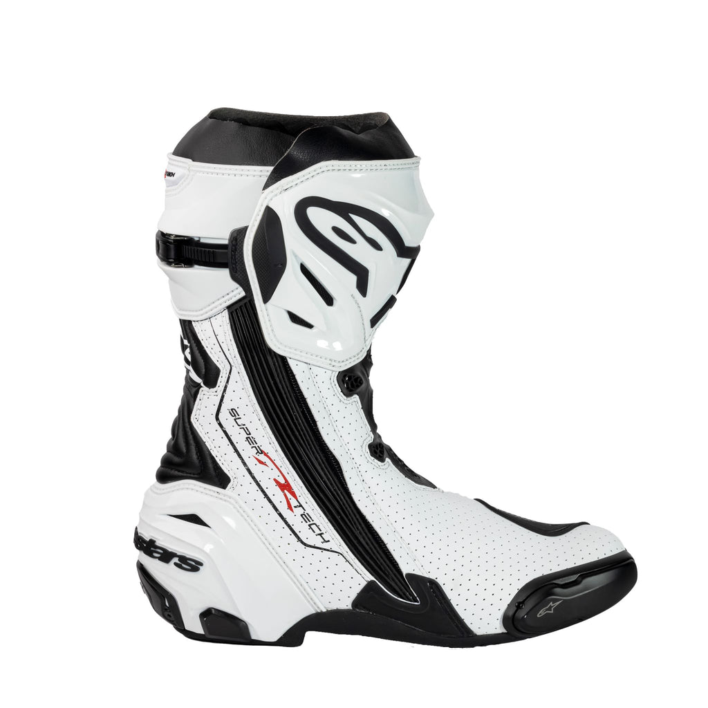 Alpinestars Supertech R Riding Boot White Black Vented – planetdsg.com